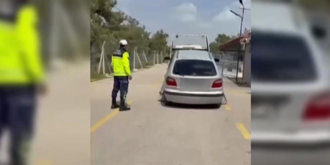 Trafikte makas atan s�r�c� cezas�z kalmad�