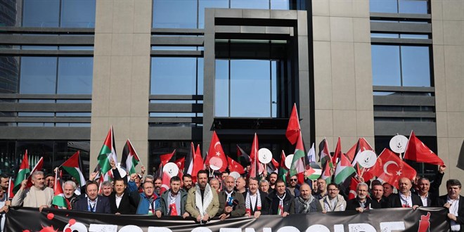 E�itim-Bir-Sen �zg�rl�k Ve Sumud Filosu Yolcusu Ba�kanlar� �spanya'ya U�urlad� - Son Dakika Haber