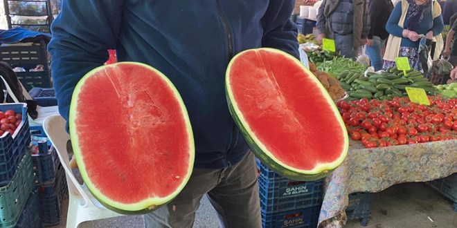 Karpuz pazara dilim dilim d��t�: Kilosu 50 TL - Son Dakika Haber