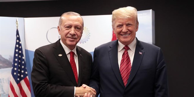 Erdo�an, Trump ile ate�kes ve b�lgesel geli�meleri g�r��t� - Son Dakika Haber