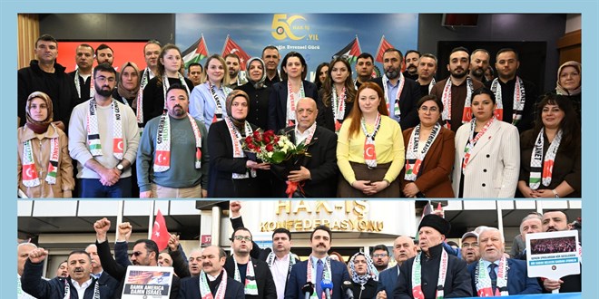 Hak-�� Konfederasyonu Genel Sekreter Yard�mc�s� Sumud Filosu'na Kat�l�yor