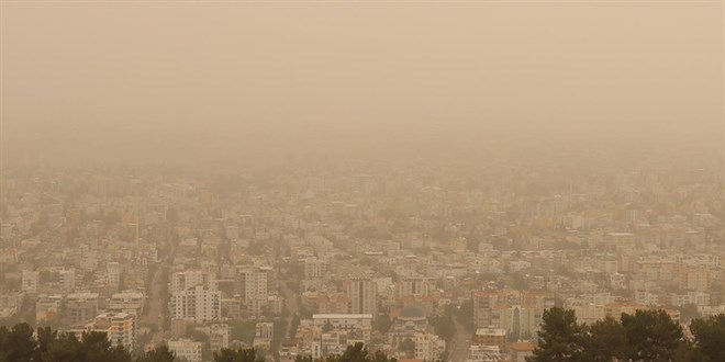 Toz ta��n�m� uyar�s�: 6 il i�in sar� alarm