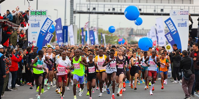 21'inci �stanbul Yar� Maratonu nedeniyle baz� yollar trafi�e kapat�lacak