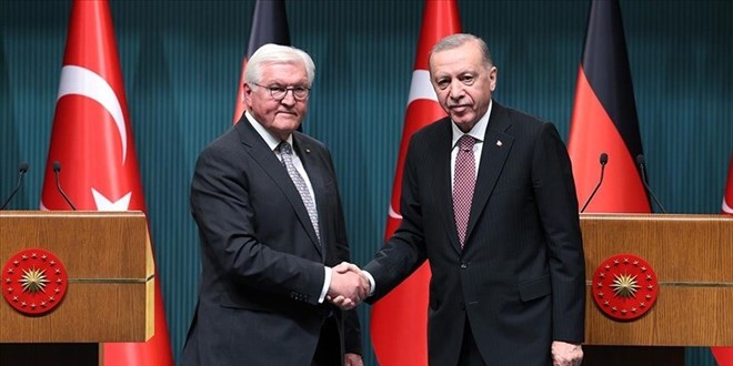 Erdo�an, Almanya Cumhurba�kan� Steinmeier ile telefonda g�r��t�