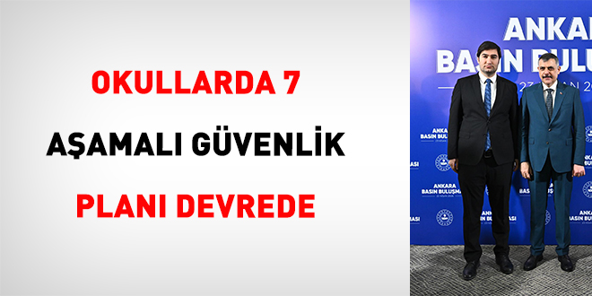 Okullarda 7 a�amal� g�venlik plan� devrede - Son Dakika Haber