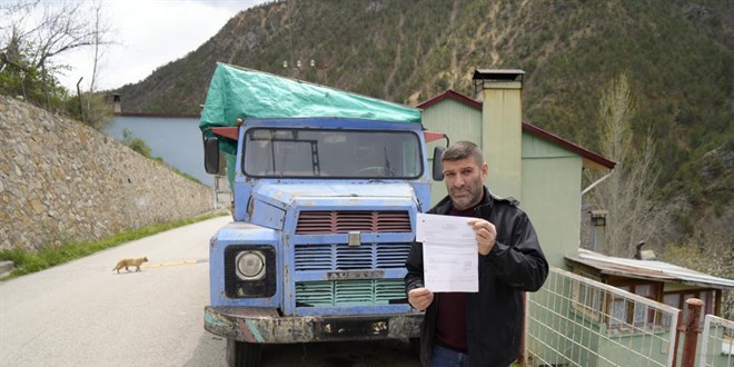 1976 model kamyona k�pr� cezas�: Bakan Uralo�lu talimat verdi, yanl��l�k d�zeltildi - Son Dakika Haber