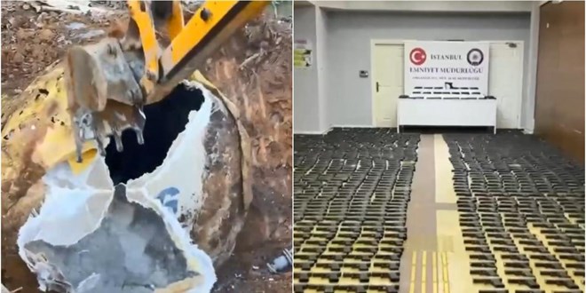 �stanbul'da yeralt� su deposunda binlerce silah par�as� ele ge�irildi - Son Dakika Haber