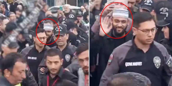 Celal Karat�re'nin onlarca polis taraf�ndan korundu�u g�r�nt� g�ndem oldu - Son Dakika Haber