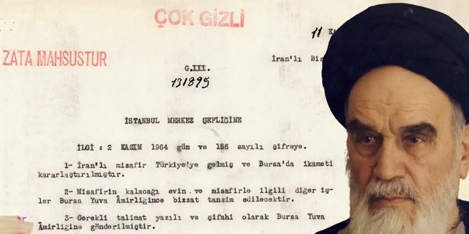 M�T, Humeyni ile ilgili 62 y�ll�k '�ok gizli' belgeyi payla�t� - Son Dakika Haber