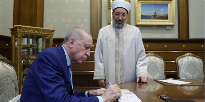 Erdo�an, kurban vekaletini TDV'ye verdi - Son Dakika Haber