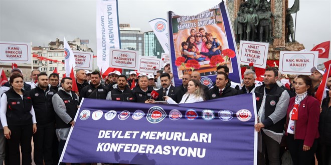 1 May�s'ta Taksim'den Birlik Mesaj�: Kamu �al��anlar�n�n Talepleri Dile Getirildi