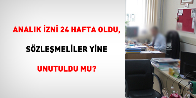 Anal�k �zni 24 Hafta Oldu, S�zle�meliler Yine Unutuldu Mu? - Son Dakika Haber