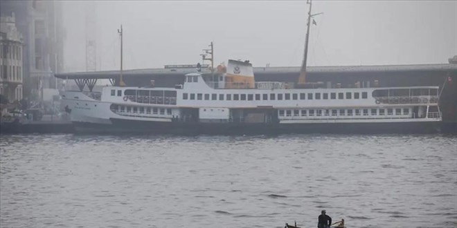 �stanbul'da deniz ula��m�na hava muhalefeti engeli