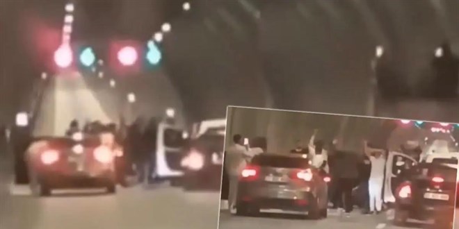T�nelde yol kesen d���n konvoyuna rekor ceza - Son Dakika Haber