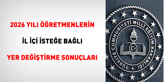 2026 Y�l� ��retmenlerin �l ��i �ste�e Ba�l� Yer De�i�tirme Sonu�lar�