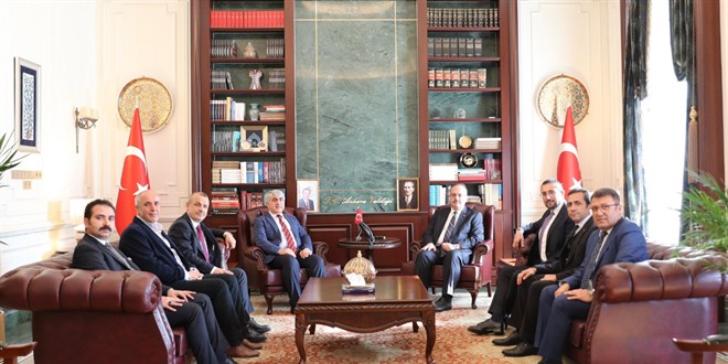 Yarg� heyetinden Vali Yakup Canbolat'a ziyaret