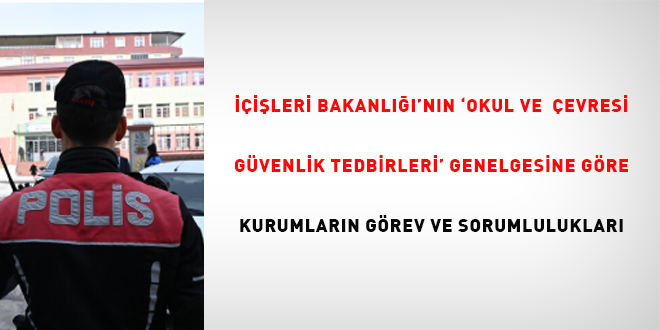 Okul ve �evresi g�venli�inde okullar�n risk de�erlendirme �l�e�i, okul g�venlik kontrol listesi ile kurumlar�n g�rev ve sorumluluklar� - Son Dakika Haber