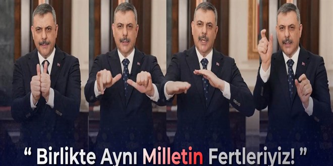 Bakan �ift�i'den i�aret diliyle 'Engelliler Haftas�' mesaj� - Son Dakika Haber