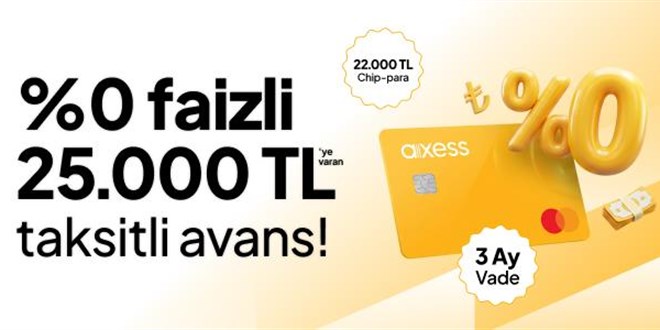 %0 Faizli 25.000 TL