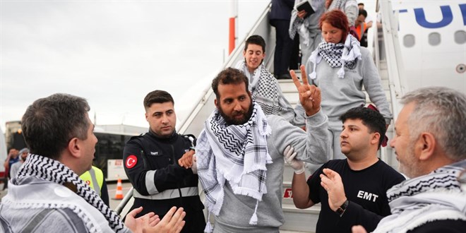 K�resel Sumud Filosu'ndaki 53 yaral� aktivistten 41'i taburcu edildi