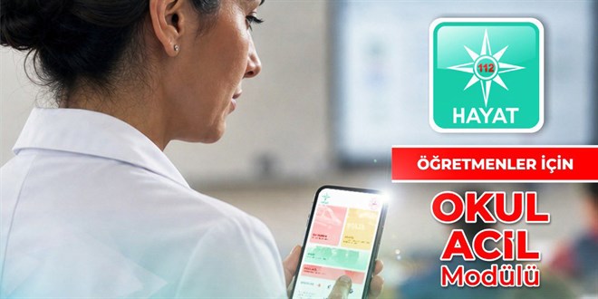 Okullarda 'Acil Buton' d�nemi: Tek tu�la 112 ekipleri okula gelecek!
