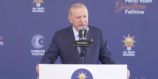Erdo�an: �stanbul'un fethini hala i�lerine sindiremeyen haz�ms�zlar var