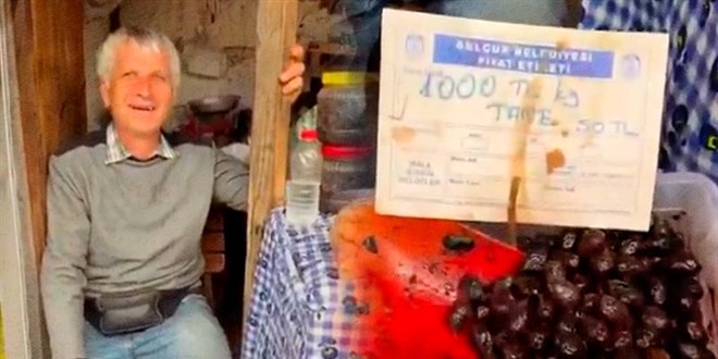 Tanesi 50, kilosu 1.000 TL'ye zeytin! Bakanl�k o sat�c�ya ac�mad�