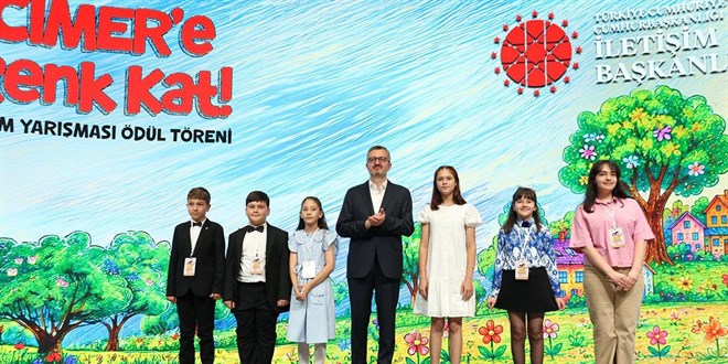 'C�MER'e Renk Kat' yar��mas�nda �ocuklar �d�llerini ald�