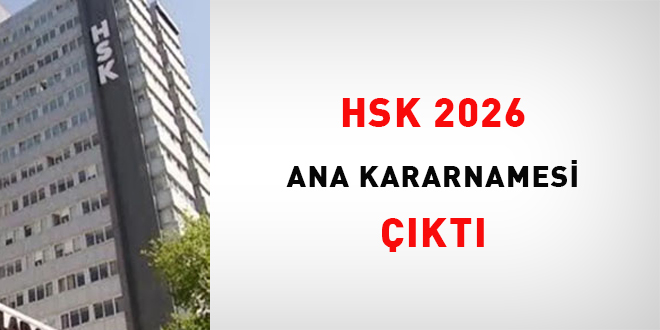 Bakan G�rlek duyurdu: HSK 2026 Ana Kararnamesi yay�mlan�yor