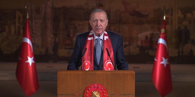 Cumhurba�kan� Erdo�an'dan Milli Tak�m'a mesaj