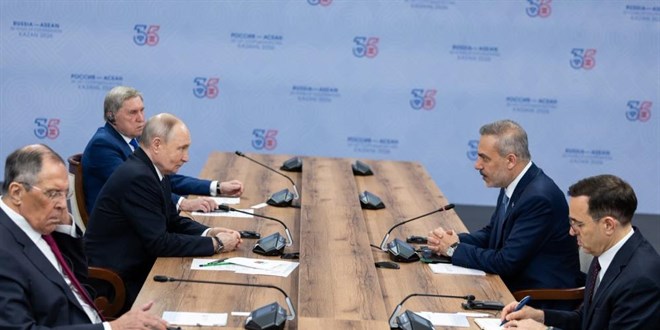Bakan Fidan, Rusya Devlet Ba�kan� Putin ile g�r��t� - Son Dakika Haber