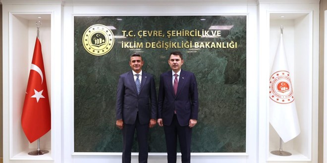 Bakan Kurum, Haymana ve G�lba�� belediye ba�kanlar�n� kabul etti - Son Dakika Haber
