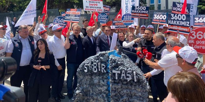 Memurlar taleplerini 'sab�r ta��' ile dile getirdi - Son Dakika Haber