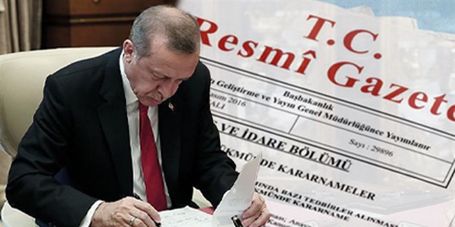 1 nolu Cumhurba�kanl��� Te�kilat Kararnamesi de�i�iklik yap�ld� - Son Dakika Haber