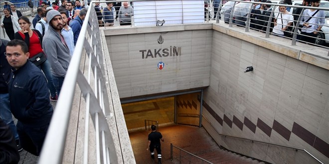 Taksim Metro �stasyonu kullan�ma kapat�lacak
