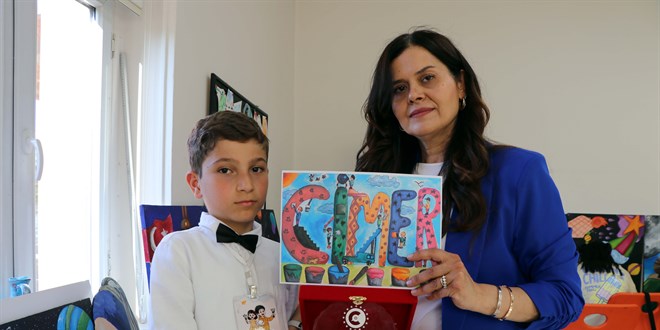 Hayalindeki C�MER'i resmedip T�rkiye birincisi oldu - Son Dakika Haber
