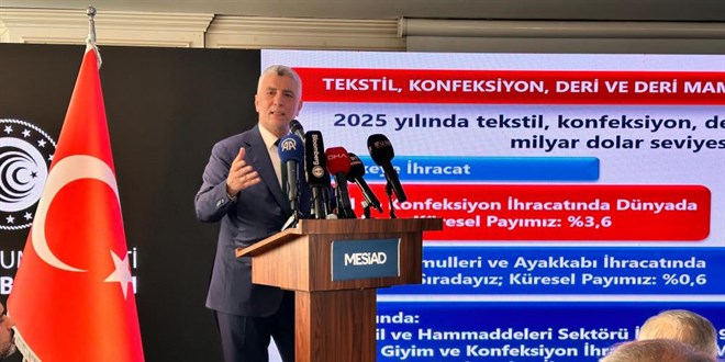 Bakan Bolat: Tekstil alt�n yumurtlayan tavuktur, g�zden ��kar�lamaz - Son Dakika Haber