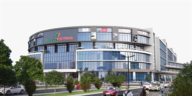 T�rkiye'nin en b�y�k kapal� Oto AVM'si Autoverse Ankara'da y�kseliyor