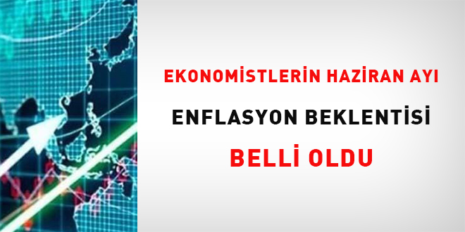 Ekonomistlerin haziran ay� enflasyon beklentisi belli oldu