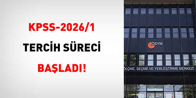 KPSS-2026/1 tercih s�reci ba�lad�!