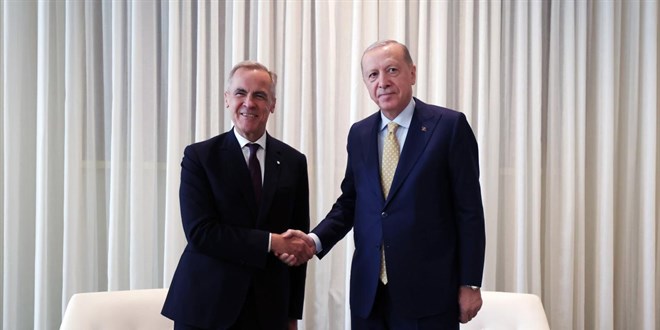 Erdo�an, Kanada Ba�bakan� Carney ile g�r��t�