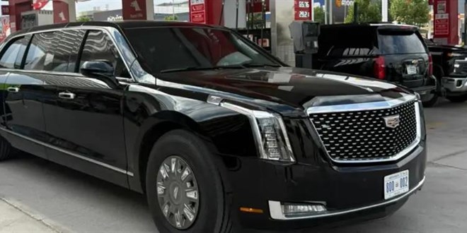 Trump'�n 1,5 milyon dolarl�k 'canavar'' arac� depoyu Ankara'da doldurdu