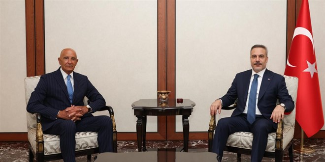 Bakan Fidan ABD'nin Ankara B�y�kel�isi Barrack'� kabul etti