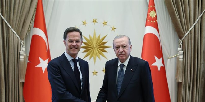 Erdo�an, NATO Genel Sekreteri Rutte'yi kabul etti