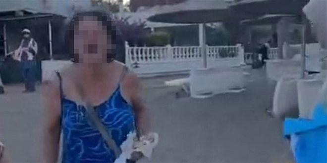 Plajda anne ve k�z�n� s�zl� taciz eden sald�rgan adli kontrolle serbest