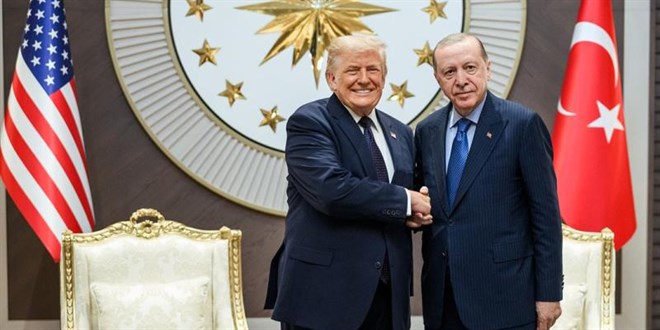 Beyaz Saray, Trump ile Erdo�an'�n foto�raf�n� payla�t�