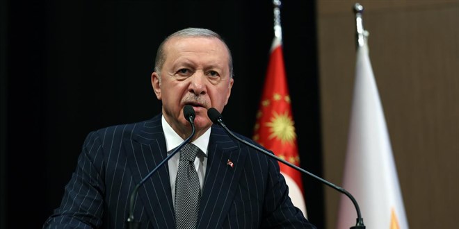 'K�br�s T�rk halk�n� hakl� m�cadelesinde asla yaln�z b�rakmayaca��z'