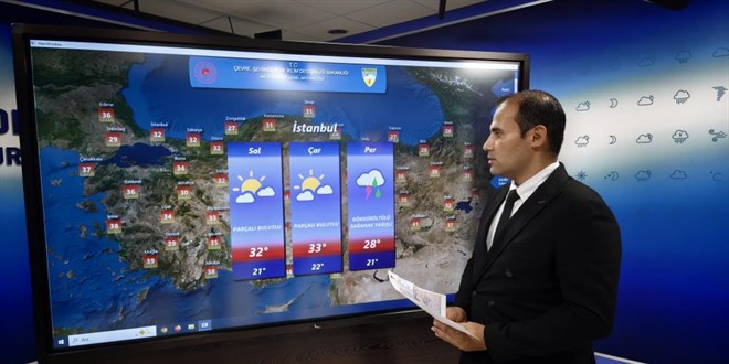 Meteoroloji'den hafta sonu uyar�s�: S�cakl�klar d���yor, ya��� geliyor - Son Dakika Haber