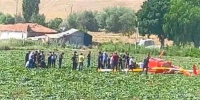 E�itim helikopteri d��t�! Emekli albay hayat�n� kaybetti - Son Dakika Haber