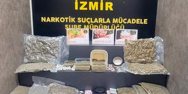 Zehir tacirlerine da��t�lacak uyu�turucular ele ge�irildi